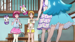 Hime continues to put makeup on Iona while Megumi and Yuko watch