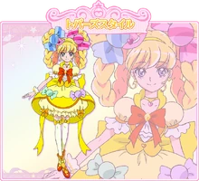 Cure Miracle's Topaz Style profile from Toei Animation's website