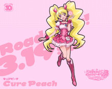 Cure Peach's wallpaper from DX 3