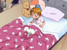 Pollun tries to help Nagisa wake up