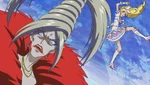 Cure Rhythm attacking the Dark Witch