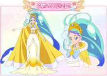 Cure Mermaid's Grand Princess profile from Toei's website