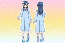 Saaya's pajama profile from Toei's website