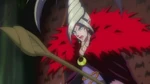 The Witch attacking with her staff