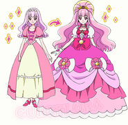 Perfil de Chieri y la Antigua Cure Flora (Toei Animation)