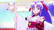 Cure Fortune en su forma Anmitsu Komachi