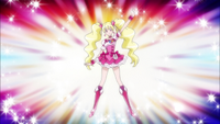 Cure Peach's introduction pose