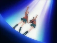 Futari wa Pretty Cure Max Heart Nagisa and Honoka in the Dual Aurora Wave transformation.jpg (73 KB) Verwandlung in Max Heart