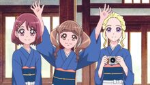 Nodoka, Hinata and Asumi will be helping out at the Sawaizumi Inn