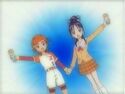 Dual Spiritual Power (Saki in softball uniform with cap)