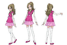 Minamino Kanade's profile from Toei Animation's website