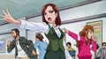 Tamaki guiding others to safety in episode 47