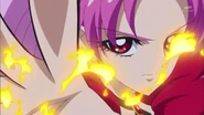 Scarlet deteniendo el ataque de un clon de Lock
