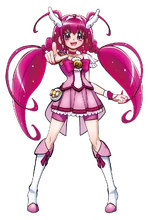 Cure Happy's full stance from All Stars Memories