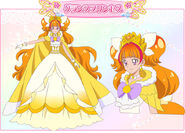 Cure Twinkle en su forma Gran Princesa (Toei Animation)