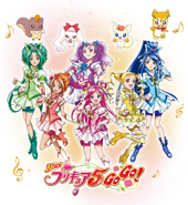 Perfil de las Yes! 5 GoGo! en Pretty Cure All Stars: Cantando con todos ♪ ¡El milagro de la magia!.