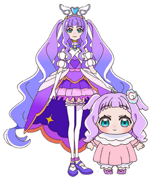 ellee-chan and cure majesty (precure and 1 more) drawn by p396vx