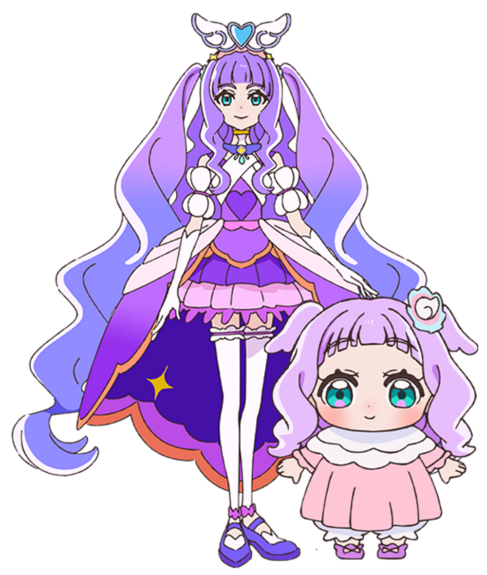 I draw Elle-chan as Cure Majesty in Early Design