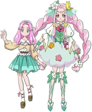 Hanami Kotoha/Cure Felice's profile from the Mahou Tsukai Pretty Cure! movie