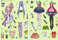 Cure Sword Dress-Up Stickers