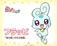 Cartel de Flappy en Pretty Cure All Stars DX3