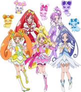 Perfil de las Doki Doki! Pretty Cure en Pretty Cure All Stars: Carnaval de Primavera