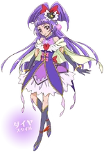 Cure Magical's Dia Style profile from TV Asahi's website