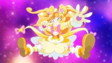 Cure Mofurun's pose