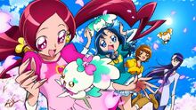 Heartcatch with their mascots