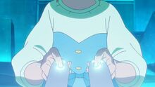 Nothing is happening despite Nodoka holding Puca's paws