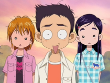 Girls and Daiki are surprised that Hikari is just hungry