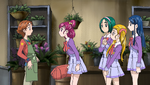 The girls confront Rin about her strange behavior