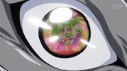 Cure Empress reflected in Melan's eye