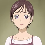 Megumi embarrassed smile