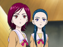 Michiru and Kaoru are discussing Pretty Cure