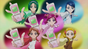 1080p] Yes! Precure 5 GoGo! & Milky Rose Group Transformation 