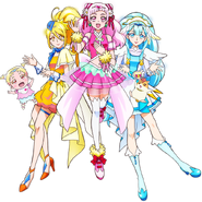 Las Hugtto! Precure en Pretty Cure Super Stars