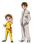 Profiles of Sakai Yoshito (left) and Sakai Masato (right) (Toei Animation)