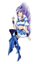 Cure Berry's full stance from her New Stage 3 postcard