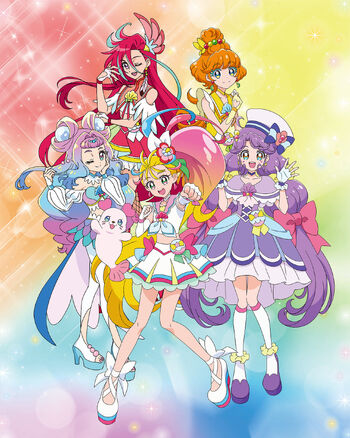 Tropical-Rouge! Pretty Cure DECKS Tokyo Beach visual