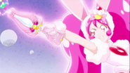 Cure Whip en el ataque "Especial de Animales Fantásticos Pretty Cure"
