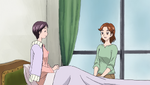 Kazuyo talking with Megumi