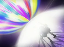 Black and White performing Rainbow Storm in episode 43
