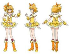 Cure Pine's profile from TV Asahi's website
