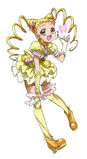 Cure Lemonade from Pretty Cure All Stars DX 3: Mirai ni Todoke! Sekai wo Tsunagu☆Niji-Iro no Hana