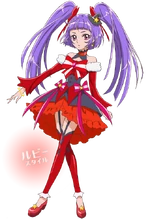 Cure Magical's Ruby Style profile from TV Asahi's website