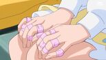 Hime's bandaged fingers