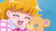 Mirai is happy to see that Mofurun finally can talk