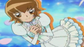 Itsuki in a white dress