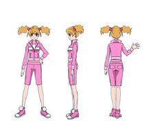 Love's dance outfit profile from TV Asahi's website